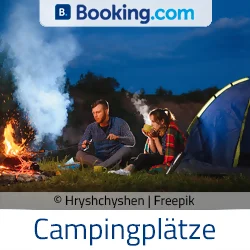 Stellplatz am Campingplatz Schweden